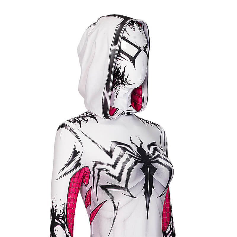 Anti Venom Gwen Stacy Cosplay Costume Spider-Gwen Venom Bodysuit - Image 8