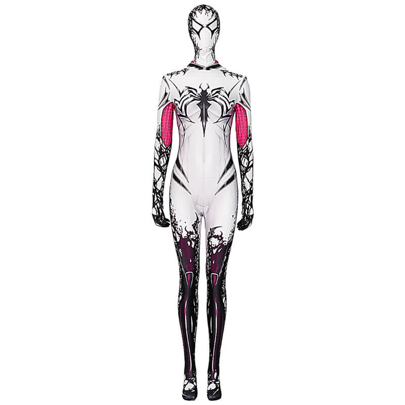 Anti Venom Gwen Stacy Cosplay Costume Spider-Gwen Venom Bodysuit - Image 5