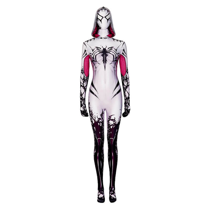 Anti Venom Gwen Stacy Cosplay Costume Spider-Gwen Venom Bodysuit - Image 2