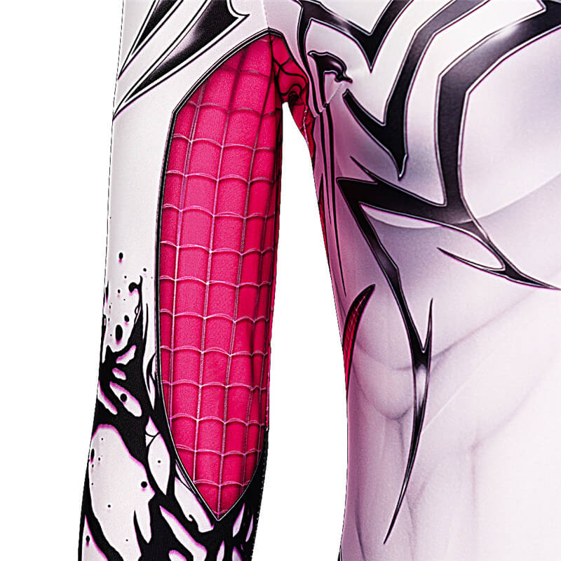 Anti Venom Gwen Stacy Cosplay Costume Spider-Gwen Venom Bodysuit - Image 12