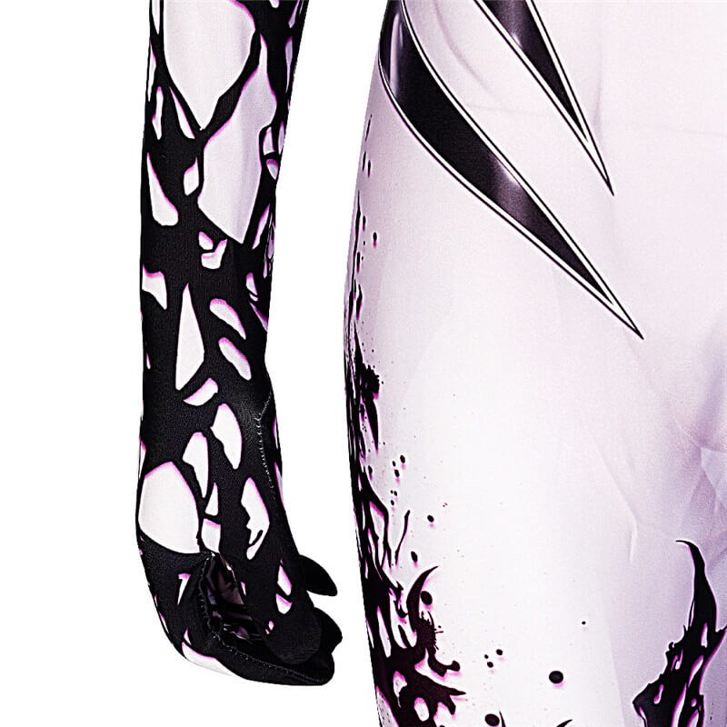 Anti Venom Gwen Stacy Cosplay Costume Spider-Gwen Venom Bodysuit - Image 14
