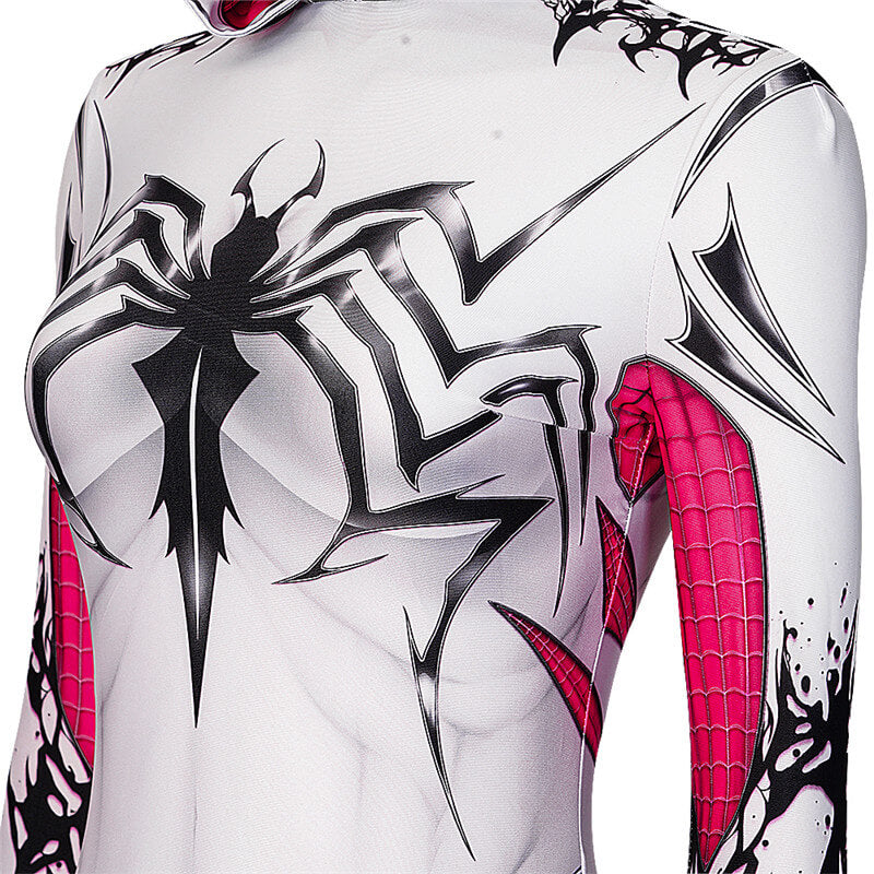 Anti Venom Gwen Stacy Cosplay Costume Spider-Gwen Venom Bodysuit - Image 9