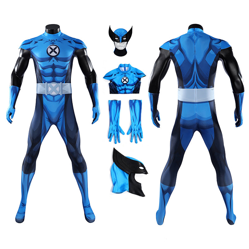 Wolverine Cosplay Costume Avengers: Doomsday Muscle Print Bodysuit