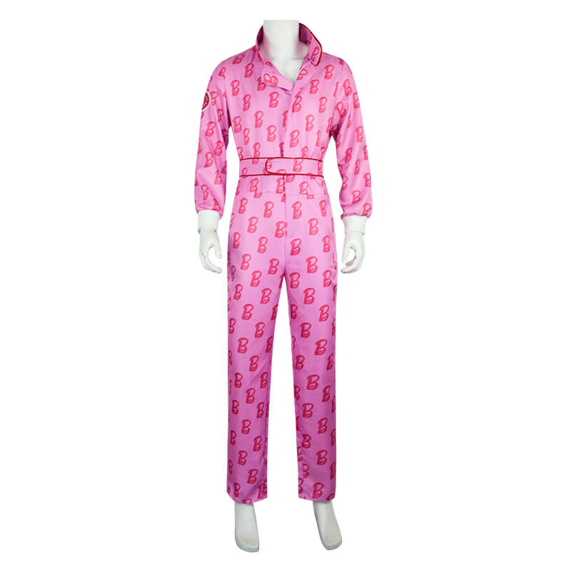 Ryan Gosling Pink Tracksuit 2023 Movie Ken Outfit Jumpsuit - Image 2