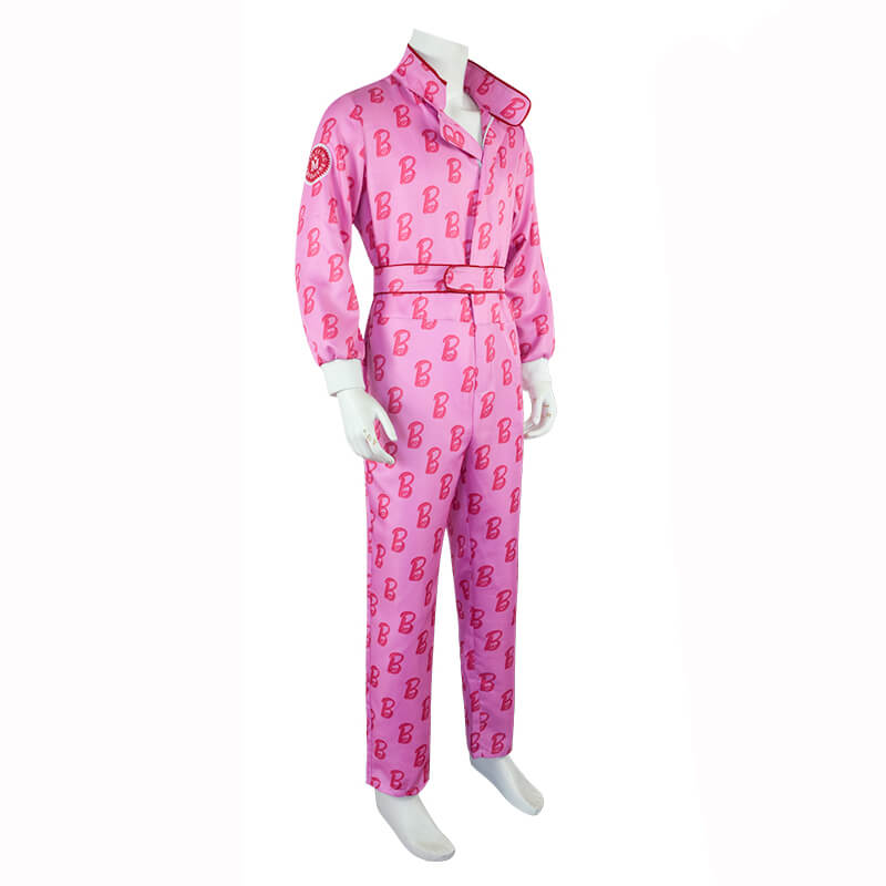 Ryan Gosling Pink Tracksuit 2023 Movie Ken Outfit Jumpsuit - Image 3