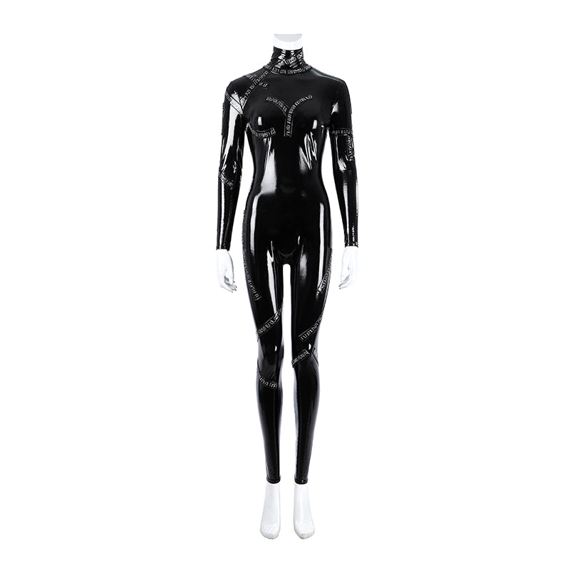 Batman Returns Catwomen Cosplay Costume Dark Jumpsuit Halloween Who Cosplay - Image 7