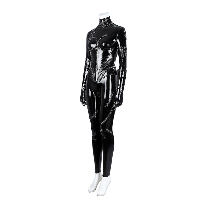 Batman Returns Catwomen Cosplay Costume Dark Jumpsuit Halloween Who Cosplay - Image 4