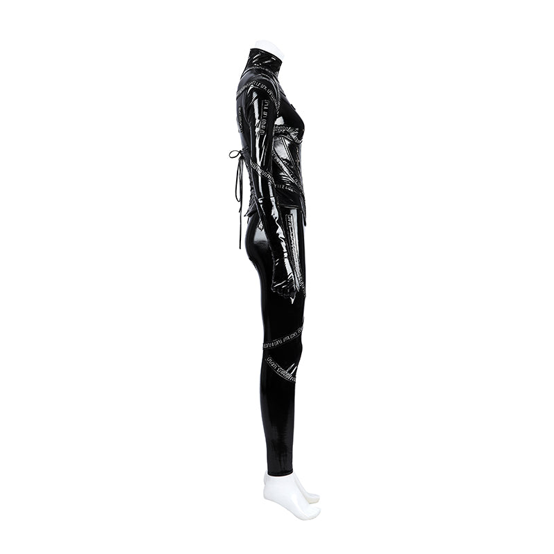 Batman Returns Catwomen Cosplay Costume Dark Jumpsuit Halloween Who Cosplay - Image 6
