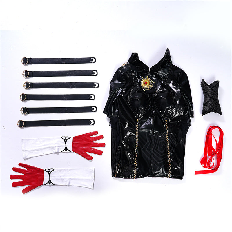 Bayonetta Cosplay Costume Game Umbra Witch Suit Evil Girl Cereza Halloween Outfit - Image 6