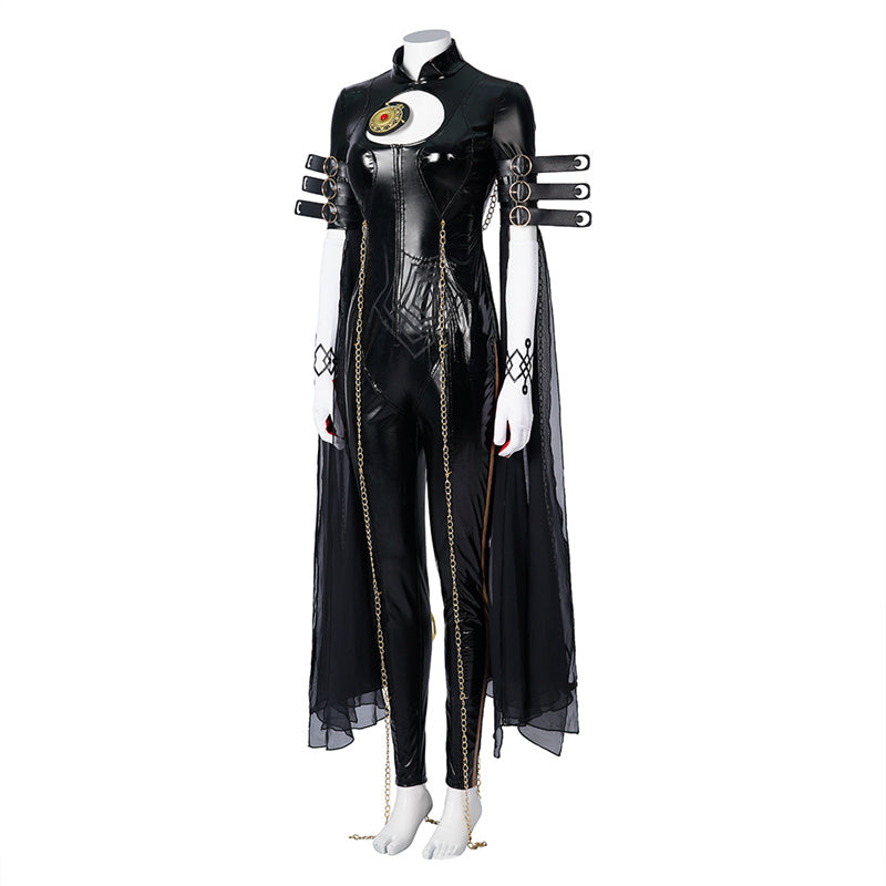 Bayonetta Cosplay Costume Game Umbra Witch Suit Evil Girl Cereza Halloween Outfit - Image 3