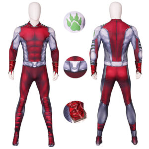 Titans Season 4 Beast Boy Supersuit Titans Bodysuit Cosplay Costumes