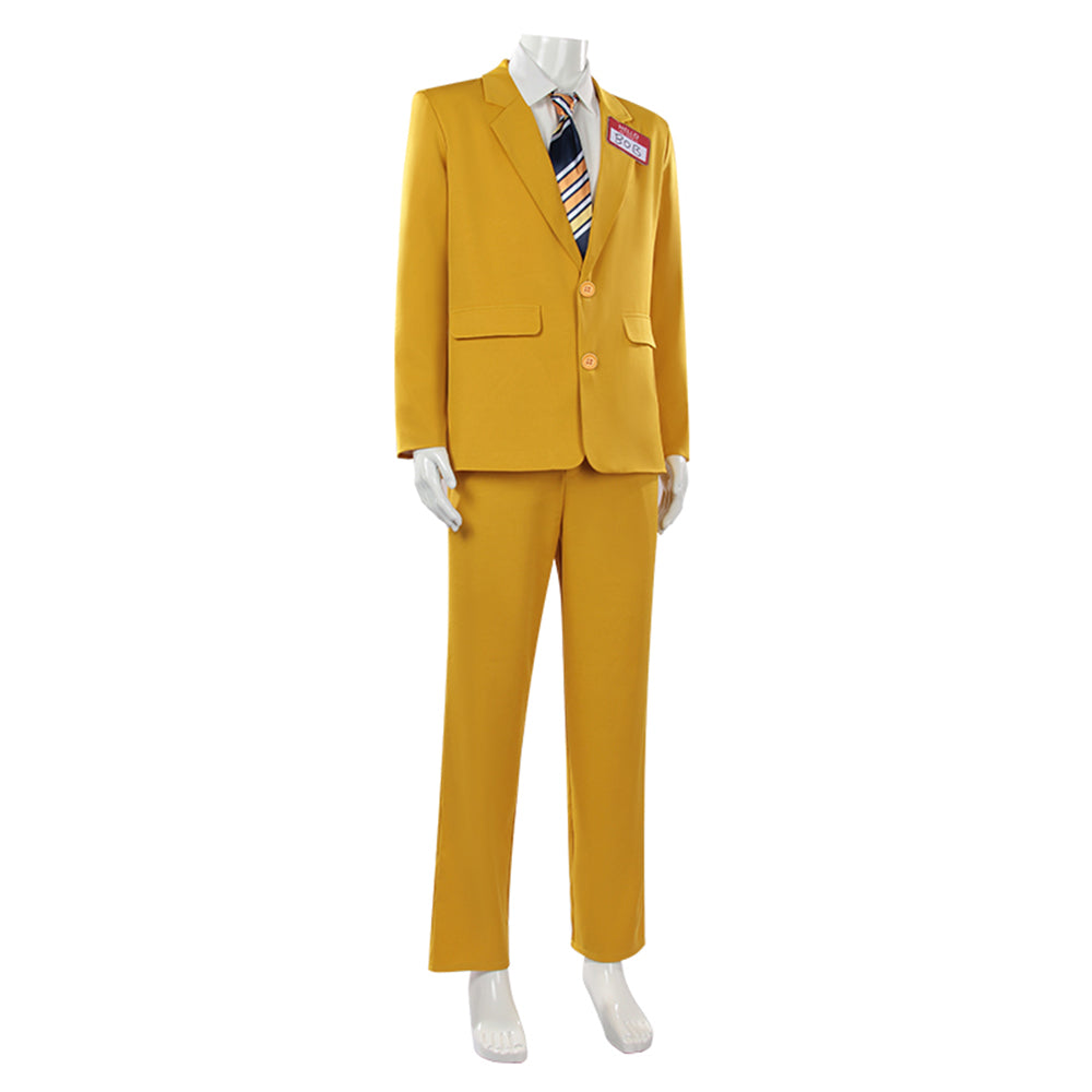 Beetlejuice Yellow Suit 2024 Bob Cosplay Costume Halloween Outfit - Image 5