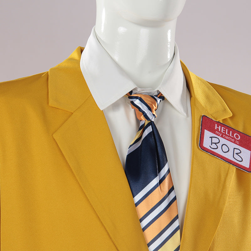 Beetlejuice Yellow Suit 2024 Bob Cosplay Costume Halloween Outfit - Image 7