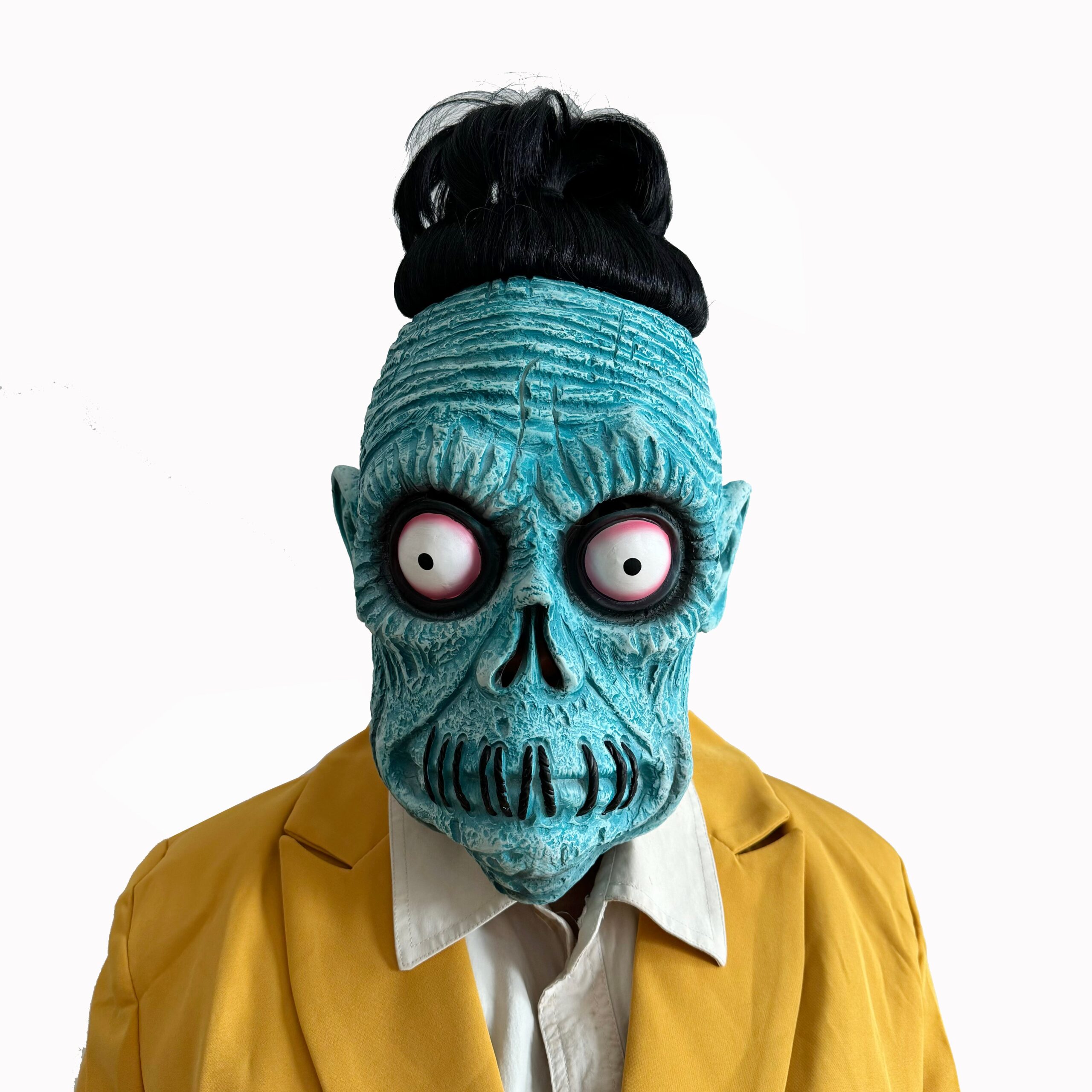 Beetlejuice Yellow Suit 2024 Bob Cosplay Costume Halloween Outfit - Image 12