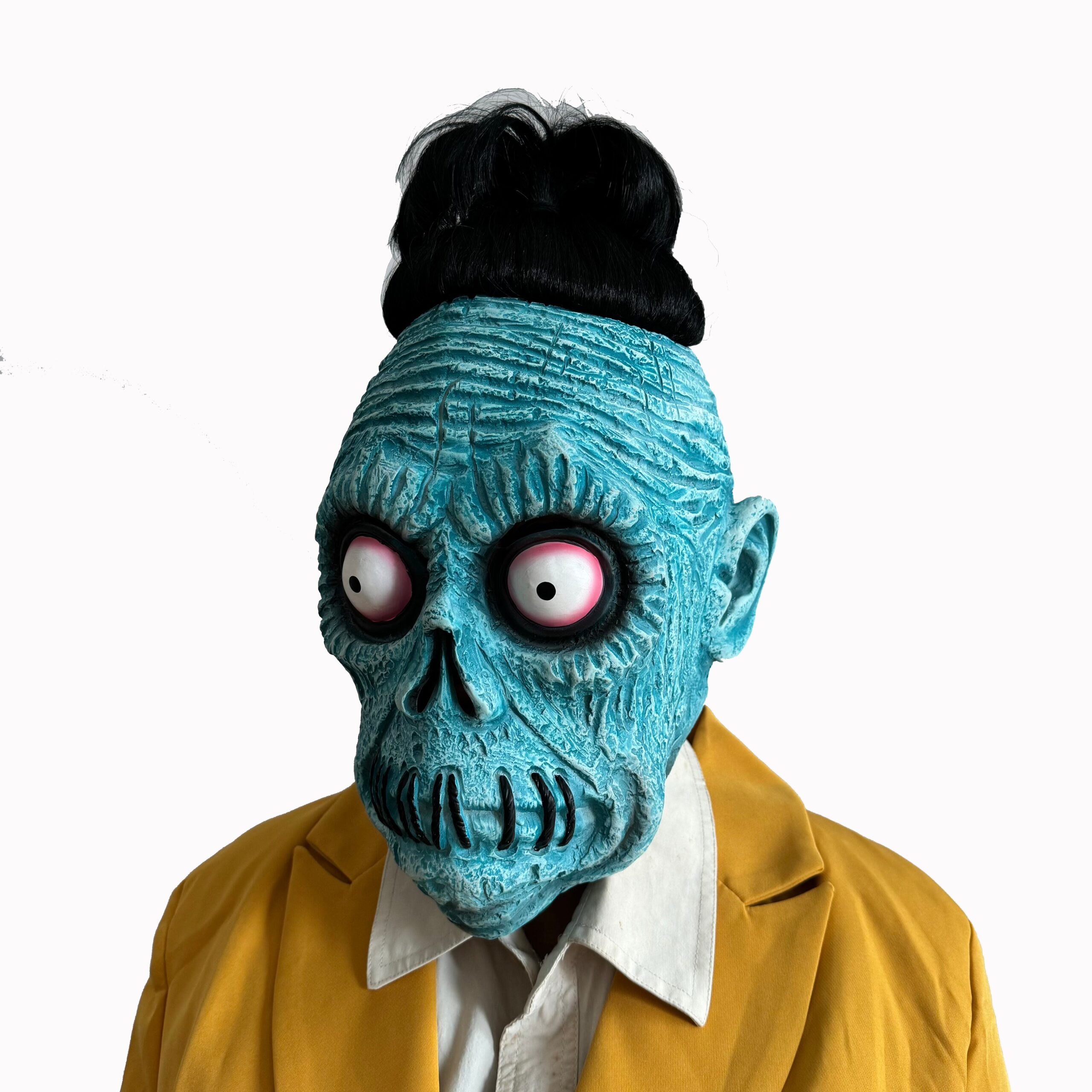Beetlejuice Yellow Suit 2024 Bob Cosplay Costume Halloween Outfit - Image 14