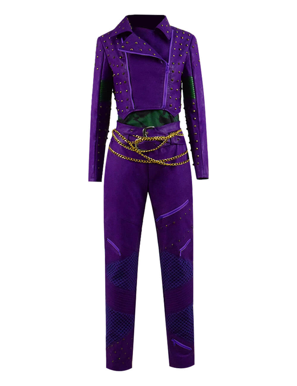 Descendants Costumes Mal Dress Outfit Kids Adults Halloween Party Cosplay Costume - Image 2