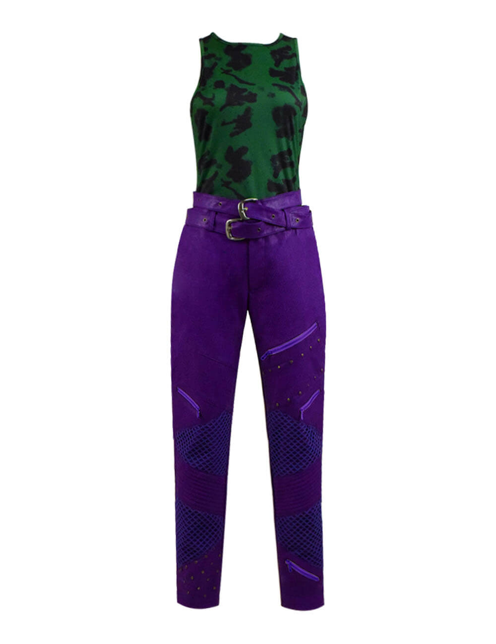 Descendants Costumes Mal Dress Outfit Kids Adults Halloween Party Cosplay Costume - Image 5