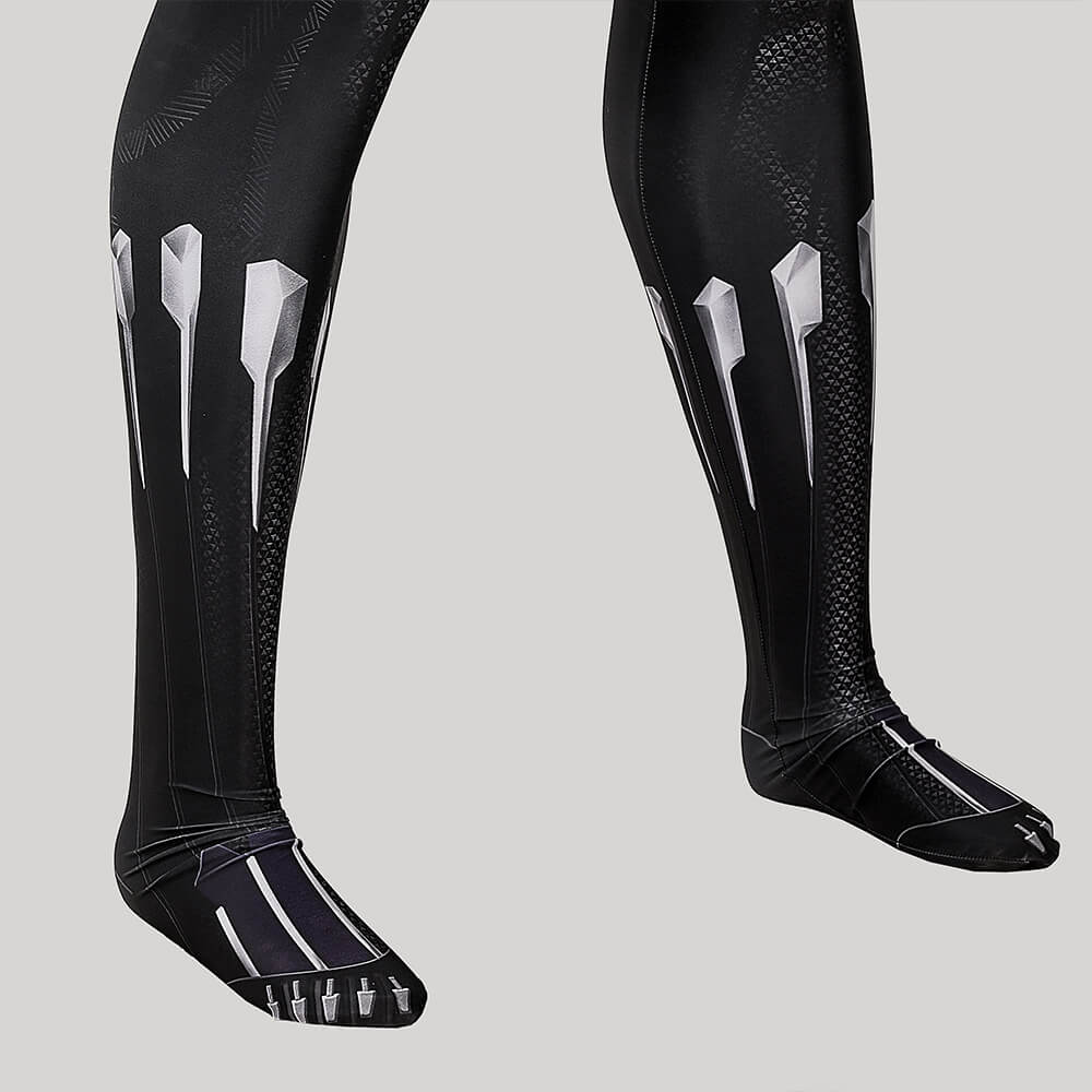 Black Panther Suit Cosplay T'Challa Bodysuit Cosplay Superhero Jumpsuit with Mask - Image 11