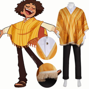 Men Camilo Encanto Costume Camilo Madrigal Cloak Halloween Cosplay Outfit