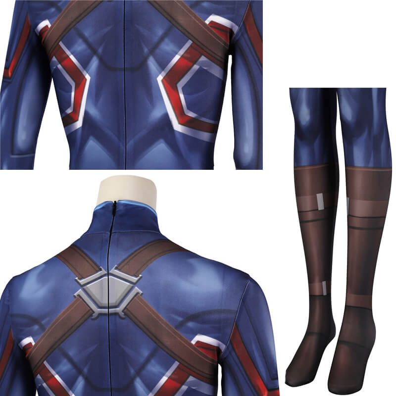 Carter Bodysuit What If Jumpsuit Peggy Carter Captain Carter Onesies Cosplay Costumes - Image 7