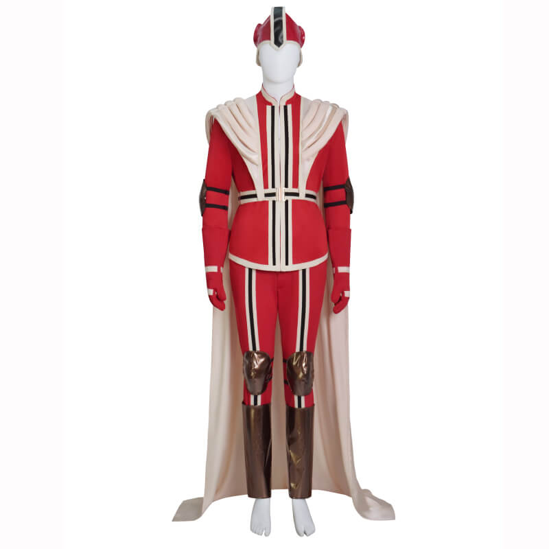 Doctor Who Chancellery Guards Uniform Cosplay Costume with Hat and Cloak - Image 2