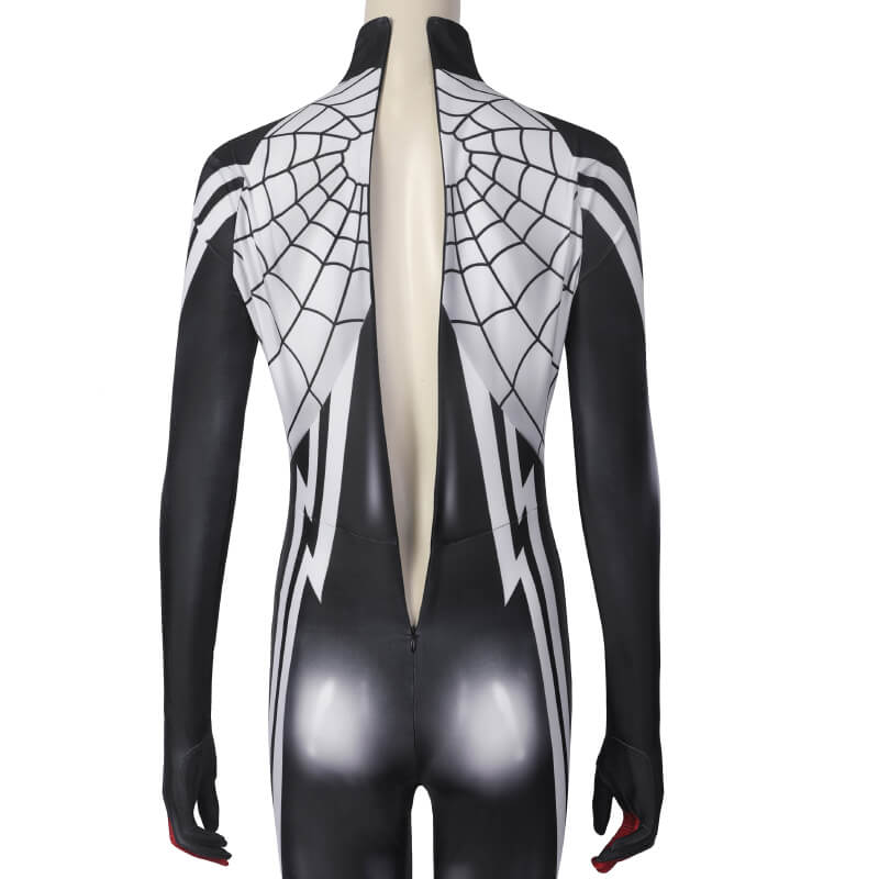 Cindy Moon Silk Costume Spider-Man Bodysuit Cosplay Jumpsuit for Women Halloween Carnival Suit - Image 6