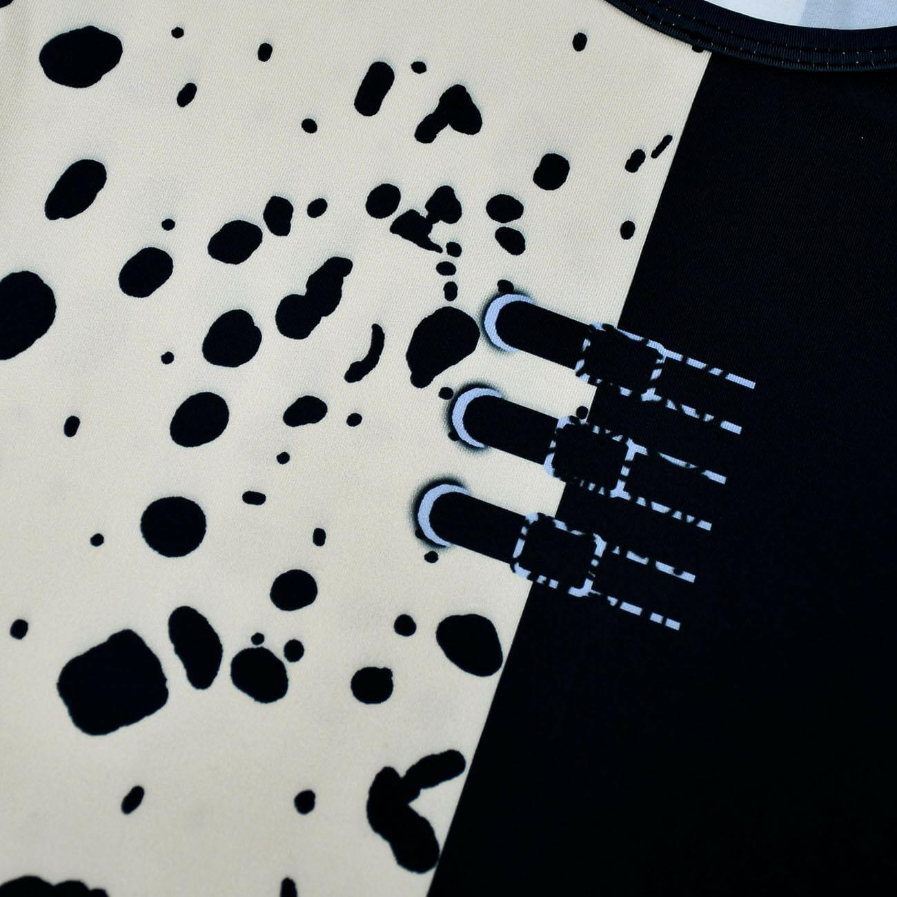 Kids Cruella Dress 2021 Cruella Dalmatian Dress Girls Halloween Cosplay Costumes - Image 21