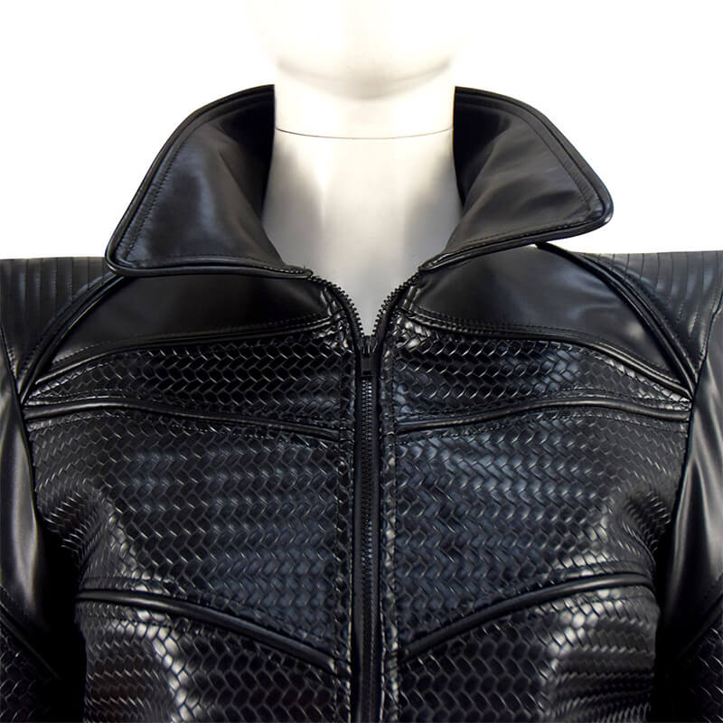 Cruella Black Leather Jacket 2021 Cruella de Vil Halloween Carnival Suit Cosplay Costumes - Image 6