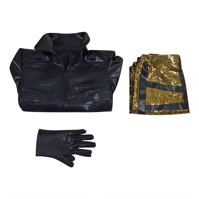 Cruella Black Leather Jacket 2021 Cruella de Vil Halloween Carnival Suit Cosplay Costumes - Image 5