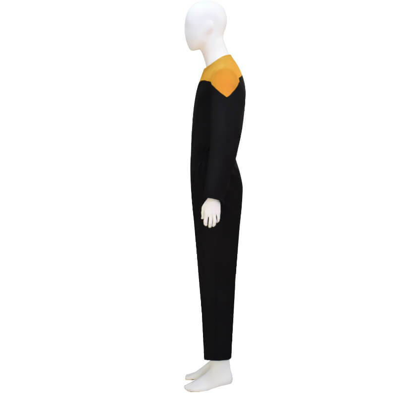 DS9 Uniform Jumpsuit Yellow Star Deep Space Nine Duty Cosplay Jumpsuit - Image 4
