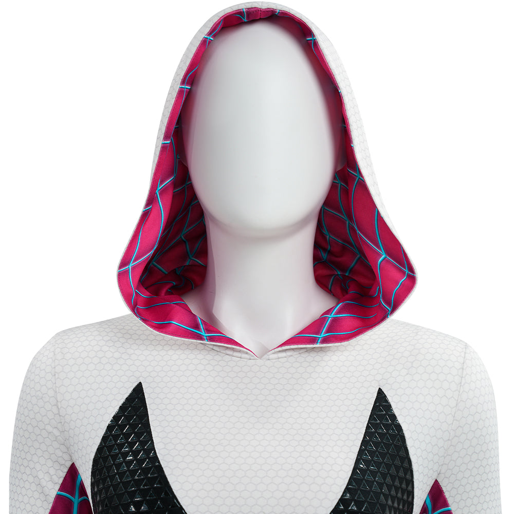 Gwen Stacy Cosplay Across The Spider-Verse Cosplay Costume Halloween Suit - Image 10