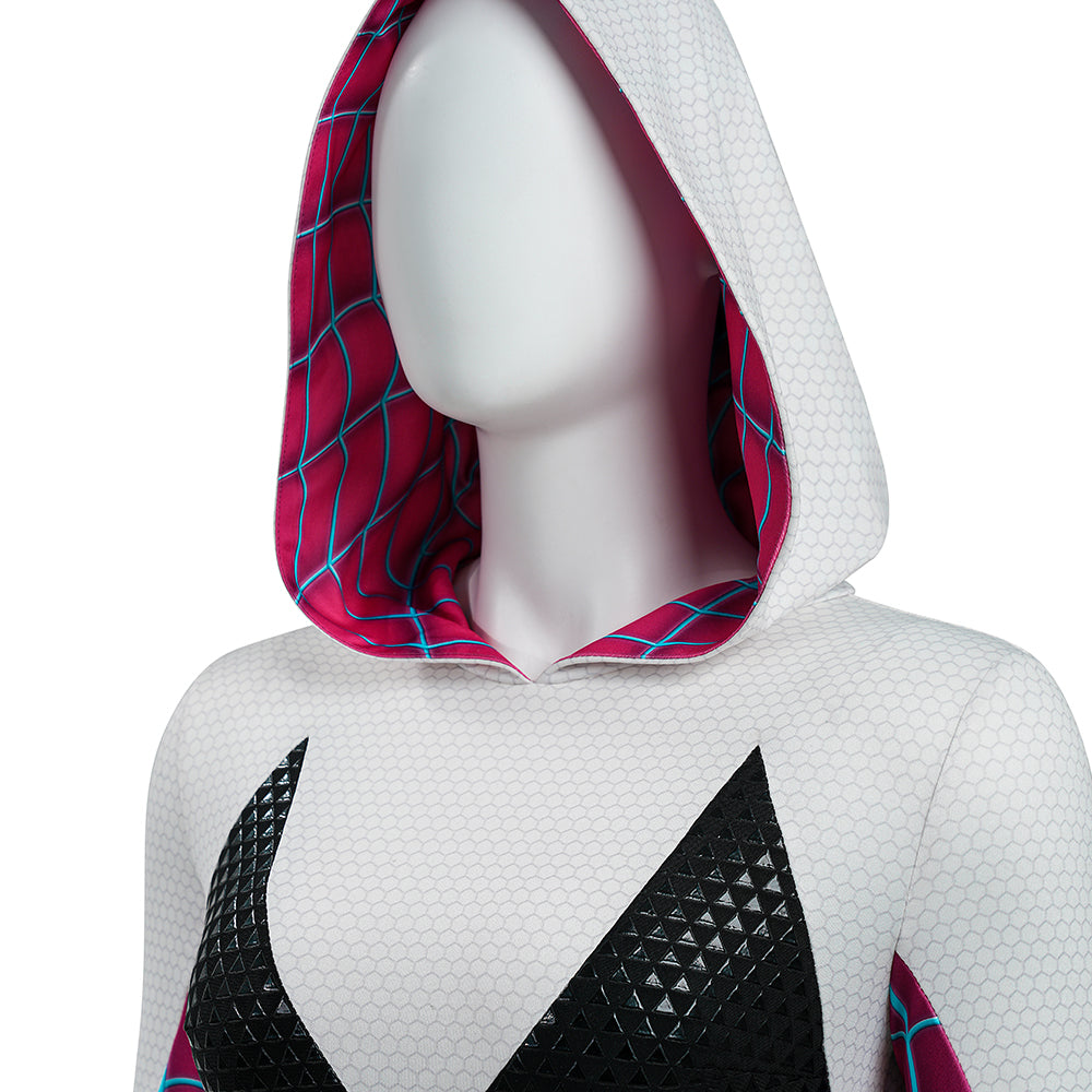 Gwen Stacy Cosplay Across The Spider-Verse Cosplay Costume Halloween Suit - Image 11