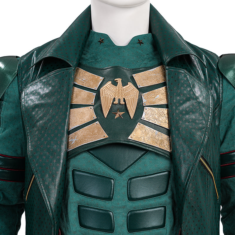 Vought Rising Soldier Boy Cosplay Costume Hardcore Halloween Green Suit - Image 14