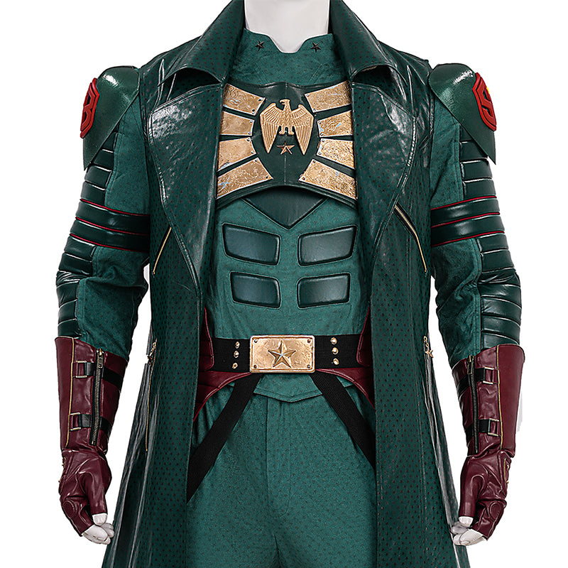 Vought Rising Soldier Boy Cosplay Costume Hardcore Halloween Green Suit - Image 12