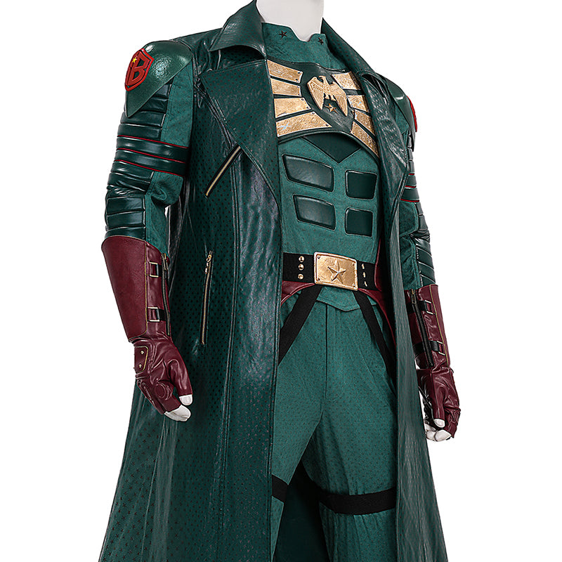 Vought Rising Soldier Boy Cosplay Costume Hardcore Halloween Green Suit - Image 11