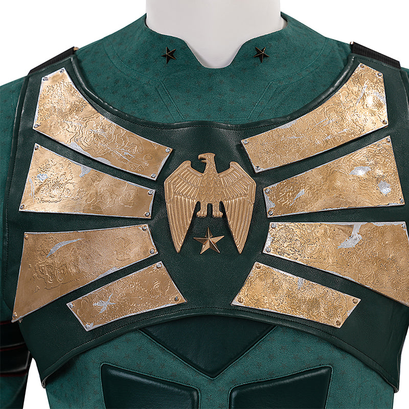 Vought Rising Soldier Boy Cosplay Costume Hardcore Halloween Green Suit - Image 35