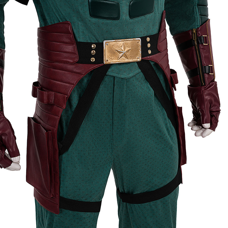 Vought Rising Soldier Boy Cosplay Costume Hardcore Halloween Green Suit - Image 37