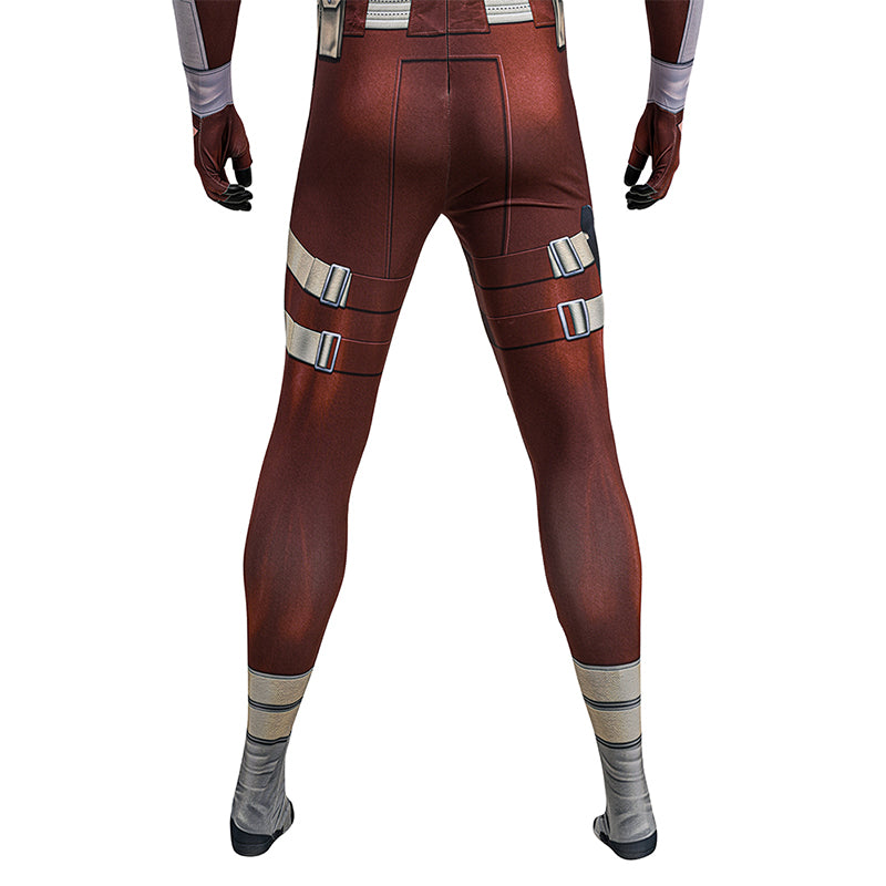 Thunderbolts Red Guardian Cosplay Costume Halloween Jumpsuit Outfit - Image 23