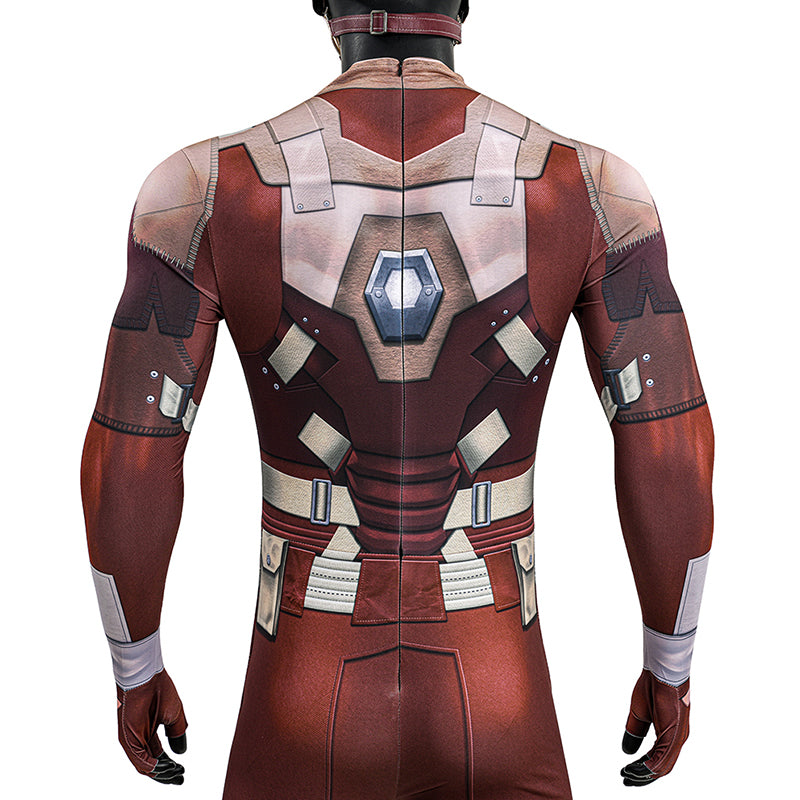 Thunderbolts Red Guardian Cosplay Costume Halloween Jumpsuit Outfit - Image 12