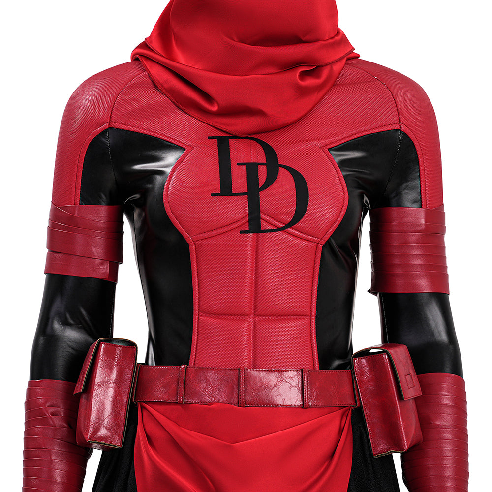 Elektra Daredevil Cosplay Costume Marvel Comics Halloween Outfits Female - Image 13
