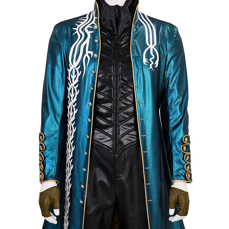 Devil May Cry 3: Dante's Awakening Vergil Cosplay Costume Halloween Outfit Becostume - Image 16