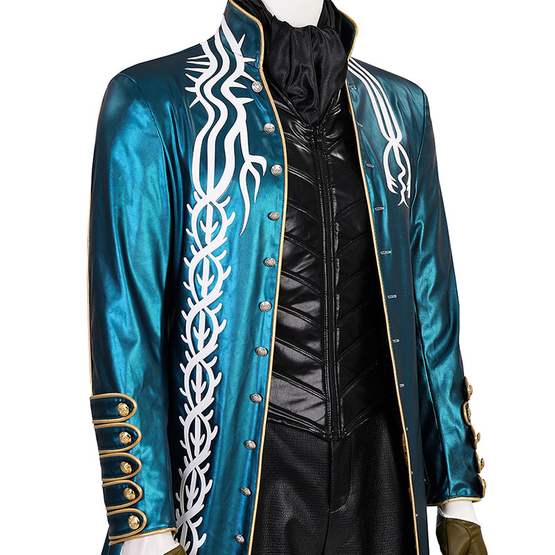 Devil May Cry 3: Dante's Awakening Vergil Cosplay Costume Halloween Outfit Becostume - Image 14