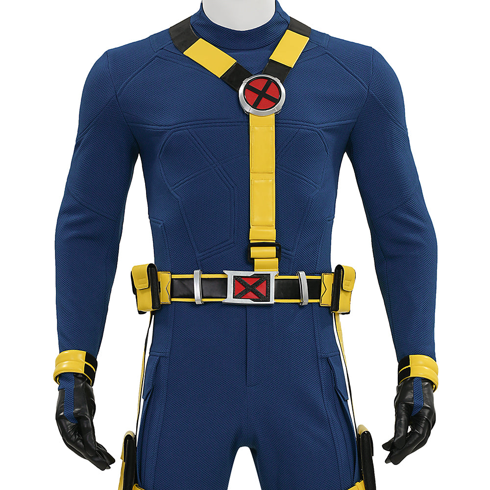 Avengers Doomsday Cyclops Scott Summers Cosplay Costume Halloween Suit - Image 12