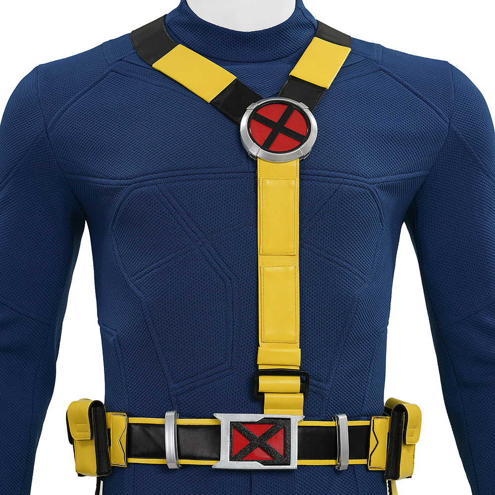Avengers Doomsday Cyclops Scott Summers Cosplay Costume Halloween Suit - Image 14