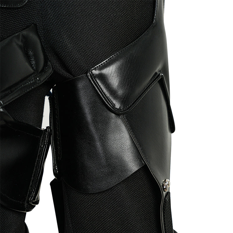 Nightwing Cosplay Arkham Knight Nightwing Cosplay Costume Nightwing Black Leather Suit - Image 23