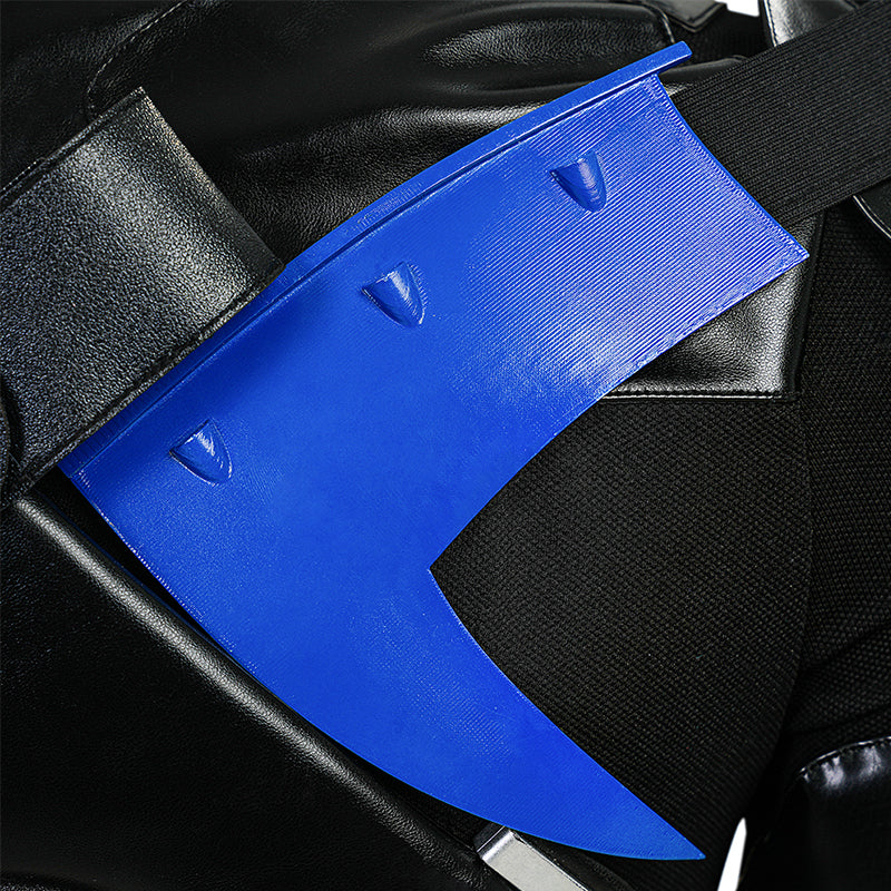 Nightwing Cosplay Arkham Knight Nightwing Cosplay Costume Nightwing Black Leather Suit - Image 35