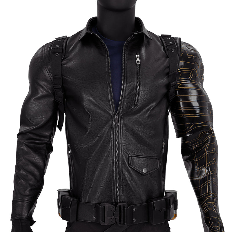 2025 Movie Thunderbolts Winter Soldier Cosplay Costume Halloween Outfit - Image 11