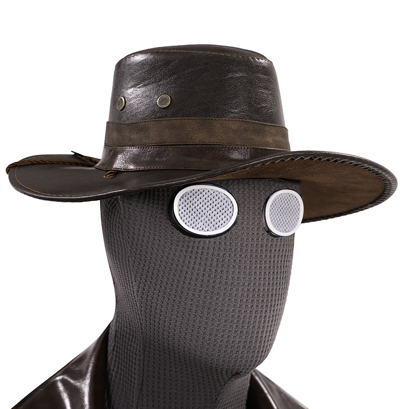 Spider Man Noir Cosplay Costume Brown Leather Halloween Outfit - Image 21