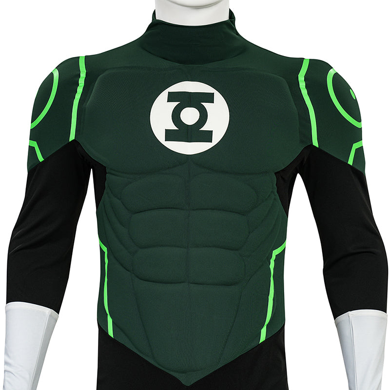 Green Lantern Hal Jordan Justice League Lantern Green Cosplay Costume - Image 10