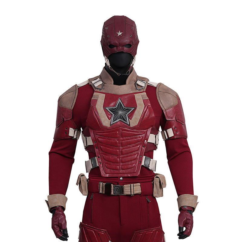 Thunderbolts Red Guardian Cosplay Costume Halloween Outfit Version 2 - Image 13